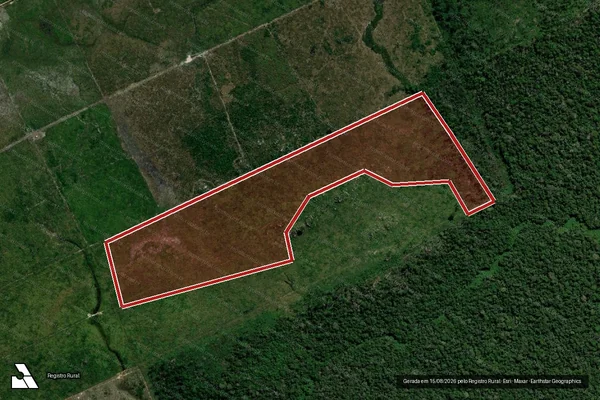 Imagem de satélite de Infração Ambiental em Porto Velho - RO