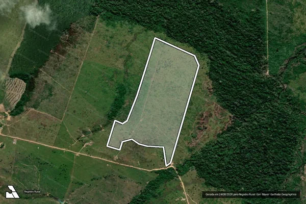 Imagem de satélite de Infração Ambiental em Apuí - AM