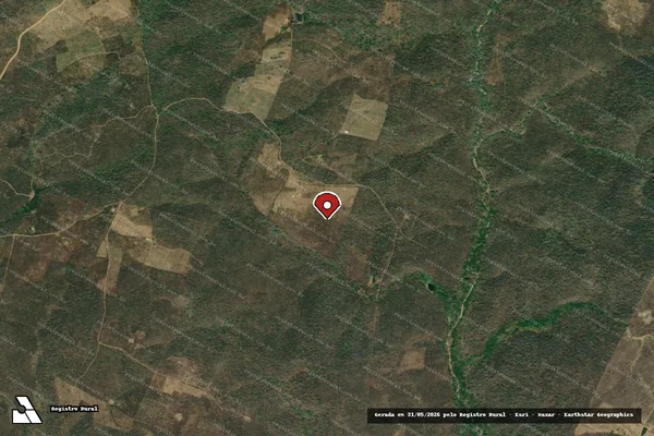 Imagem de satélite — Embargo IBAMA — Infração da Flora - Belo Monte/AL