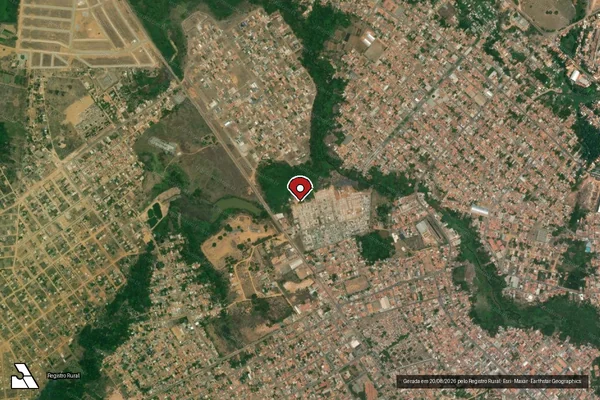 Imagem de satélite — Embargo IBAMA — Infração Ambiental - Tucuruí/PA