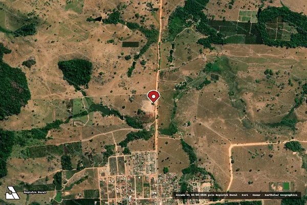 Imagem de satélite — Embargo IBAMA — Infração Ambiental — Ministro Andreazza/RO