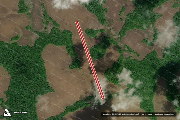 Imagem de satélite — Embargo IBAMA — Infração da Flora — Amapá/AP
