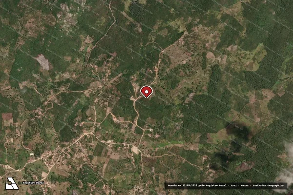Imagem de satélite — Embargo IBAMA — Infração da Flora — Pesqueira/PE