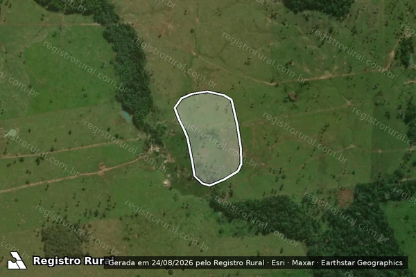 Imagem de satélite de Infração Ambiental em Nova Mamoré - RO