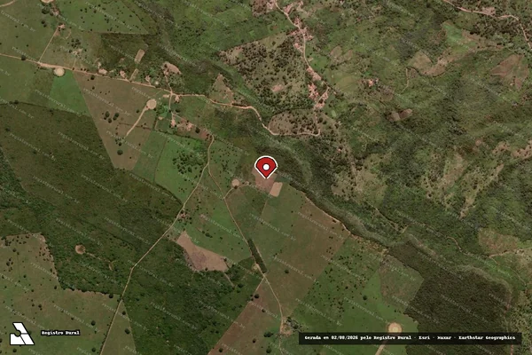 Imagem de satélite — Embargo IBAMA — Infração da Flora — Bodocó/PE