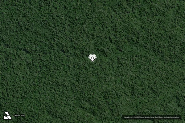 Imagem de satélite — Embargo IBAMA — Infração da Flora - Prainha/PA