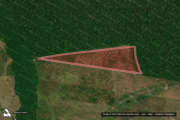 Imagem de satélite de Infração Ambiental em Tucuruí - PA