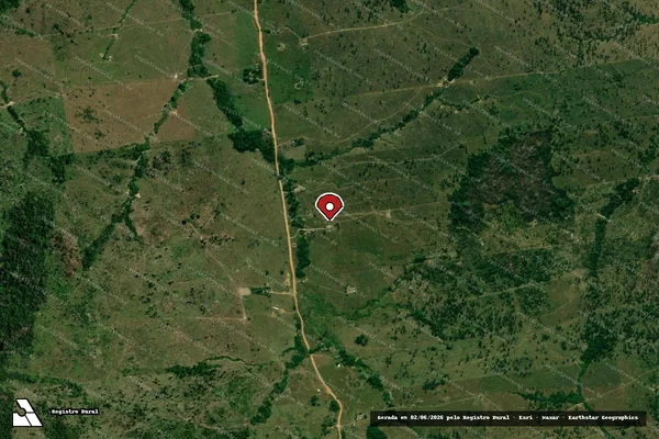 Imagem de satélite — Embargo IBAMA — Infração da Flora - Porto Velho/RO