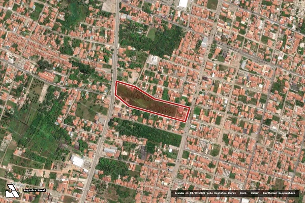 Imagem de satélite de Infração Ambiental em Paracuru - CE