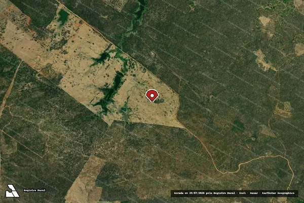 Imagem de satélite — Embargo Ambiental — Cajazeiras/PB