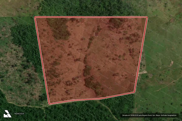 Imagem de satélite de Infração da Flora em São Félix do Xingu - PA