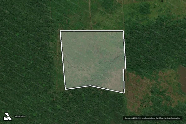Imagem de satélite de Infração da Flora em Canutama - AM