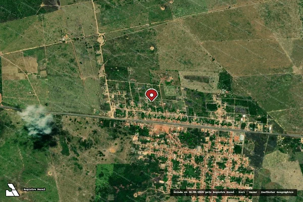 Imagem de satélite — Embargo IBAMA — Infração da Flora - Buriticupu/MA