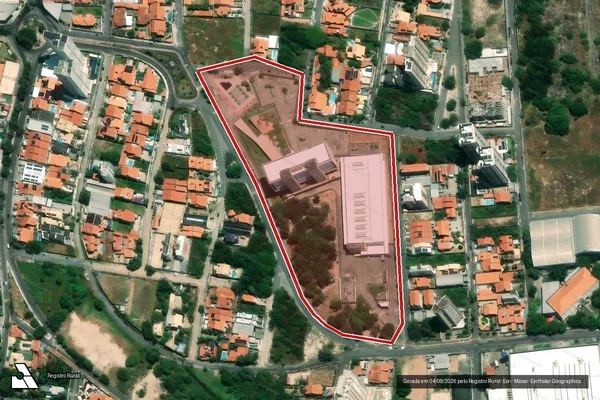 Imagem de satélite — Embargo Ambiental - Fortaleza/CE