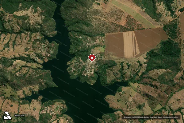 Imagem de satélite de Infração de Licenciamento(Não Classificada-Móvel) em Santo Antônio do Descoberto - GO (marcador da localização)