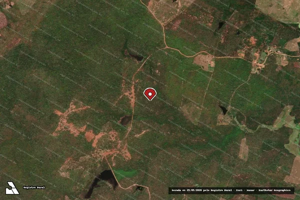 Imagem de satélite de Infração Ambiental em Mombaça - CE
