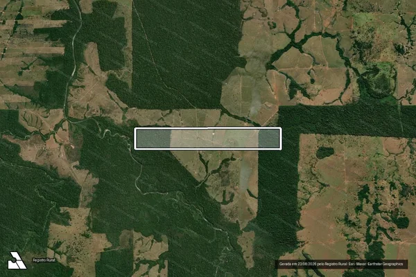 Imagem de satélite de Infração Ambiental em Chupinguaia - RO