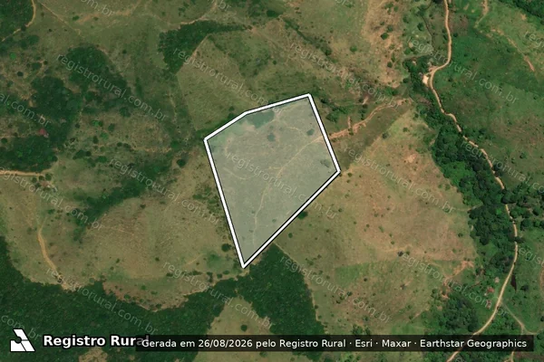 Imagem de satélite de Infração da Flora em Itamaraju - BA