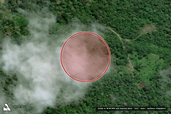 Imagem de satélite — Embargo Ambiental — Gongogi/BA