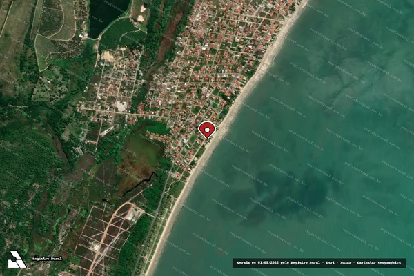 Imagem de satélite — Embargo Ambiental — Pitimbu/PB
