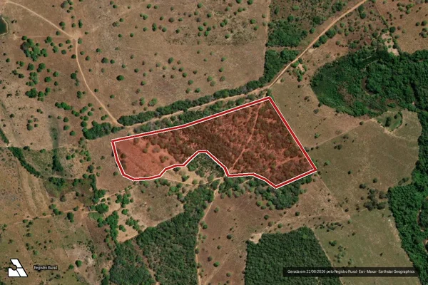 Imagem de satélite — Embargo Ambiental - Itapiratins/TO