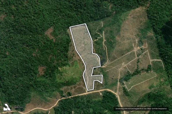 Imagem de satélite de Infração Ambiental em Itaituba - PA