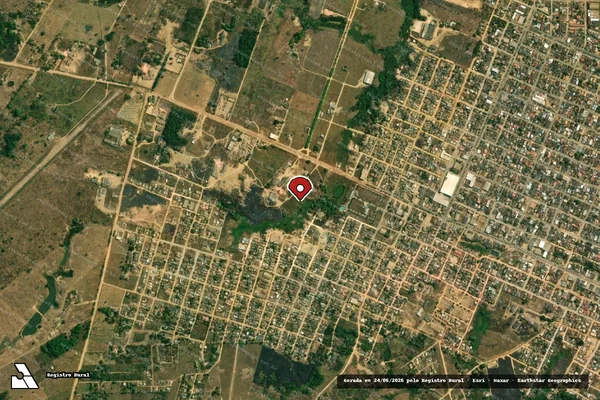 Imagem de satélite — Embargo IBAMA — Infração de Administração Ambiental(Não Classificada-Móvel) - Buritis/RO