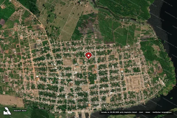 Imagem de satélite — Embargo IBAMA — Infração Ambiental — Curuá/PA