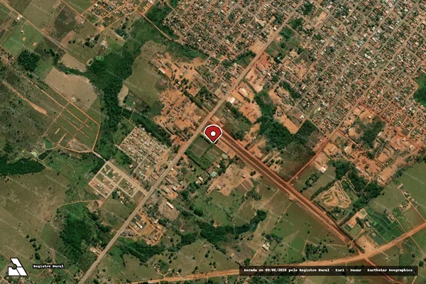 Imagem de satélite — Embargo IBAMA — Infração de Administração Ambiental(Não Classificada-Móvel) — Espigão D'Oeste/RO