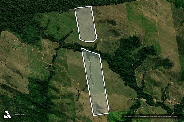 Imagem de satélite — Embargo IBAMA — Infração da Flora - Juína/MT