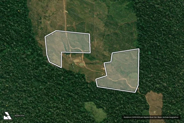 Imagem de satélite de Infração da Flora em Feijó - AC