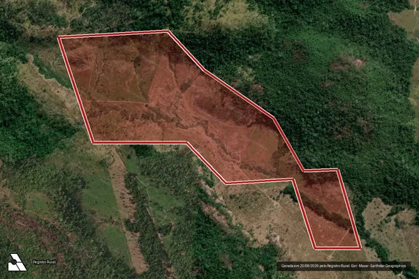 Imagem de satélite de Infração Ambiental em Cotriguaçu - MT