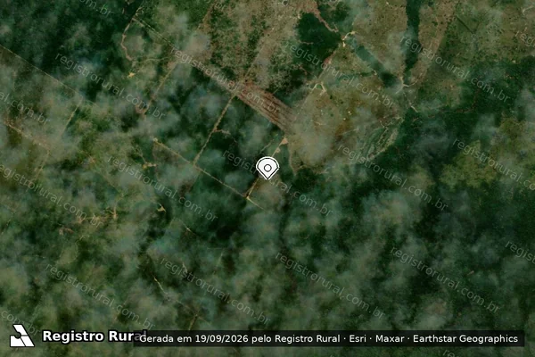 Imagem de satélite — Embargo IBAMA — Desmatamento - Porto Velho/RO
