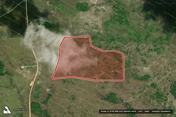 Imagem de satélite de Infração Ambiental em Caroebe - RR