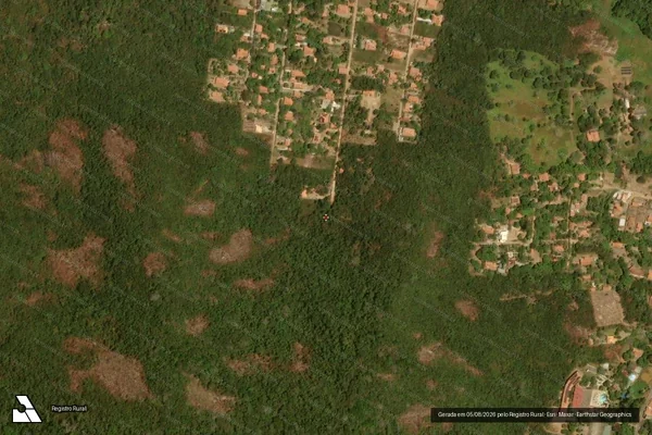 Imagem de satélite de Infração Ambiental em Meruoca - CE