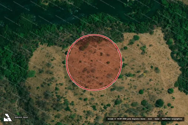 Imagem de satélite de Infração Ambiental em Cumari - GO