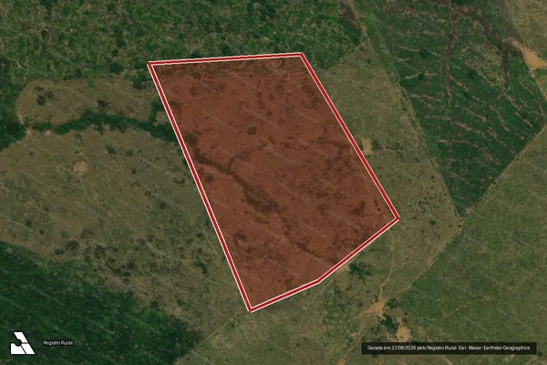 Imagem de satélite de Infração Ambiental em Lábrea - AM
