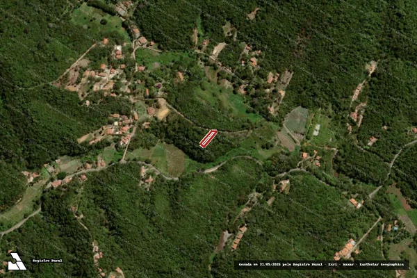 Imagem de satélite de Infração da Flora em Mulungu - CE