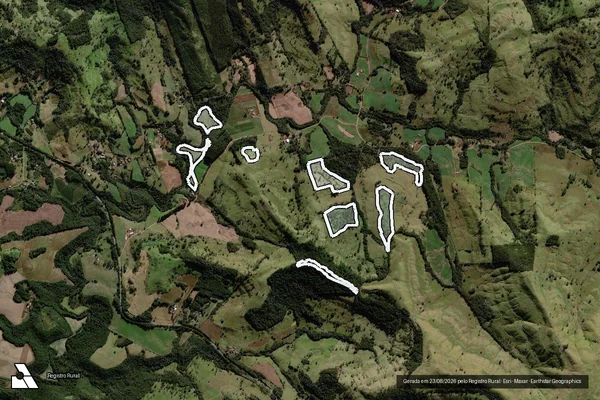 Imagem de satélite de Infração da Flora em Nova Laranjeiras - PR
