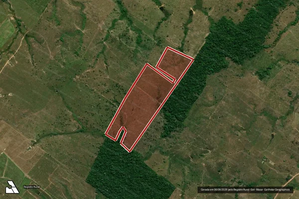 Imagem de satélite de Infração Ambiental em Machadinho D'Oeste - RO