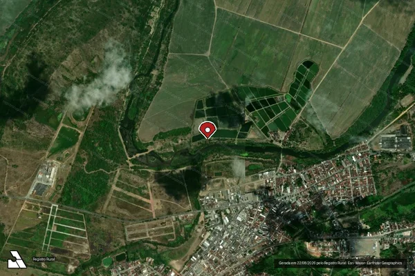 Imagem de satélite — Embargo Ambiental - Santa Rita/PB