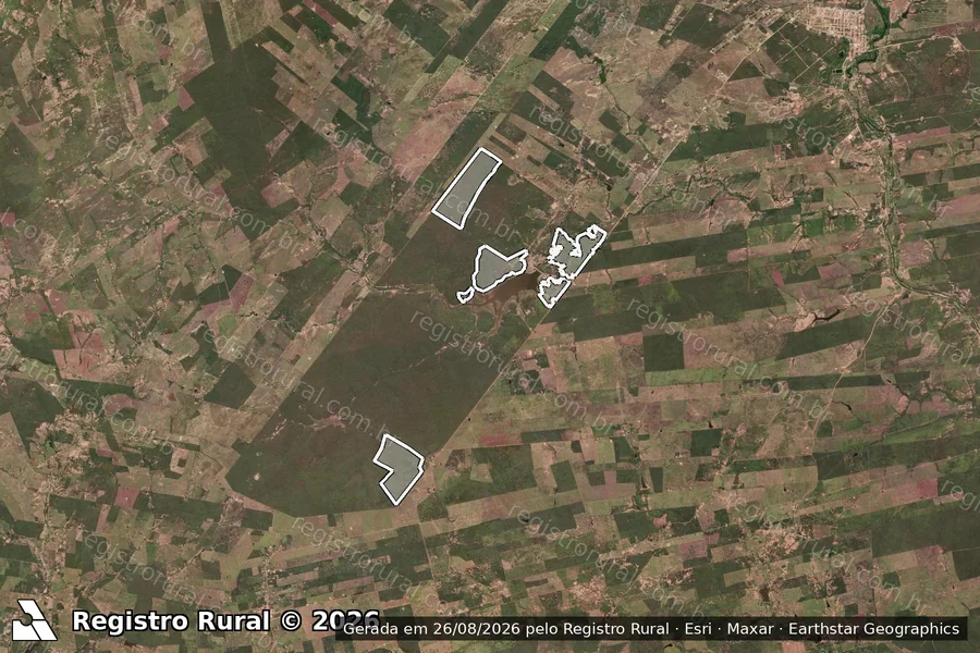 Imagem aérea do item A