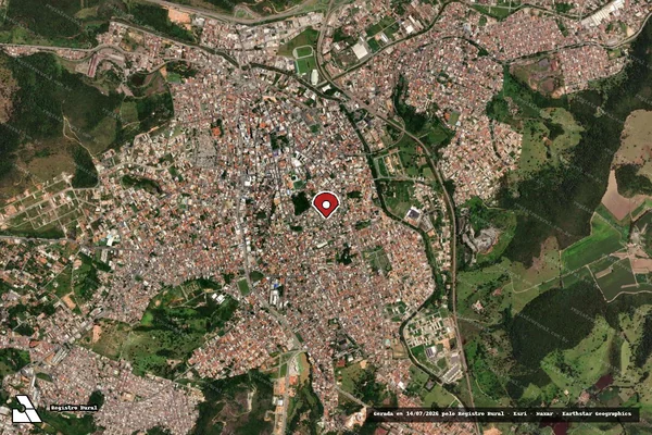 Imagem de satélite — Embargo IBAMA — Infração da Fauna — Itaúna/MG