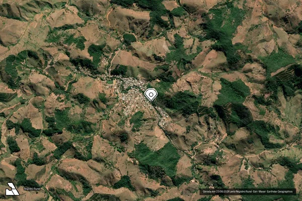 Imagem de satélite — Embargo IBAMA — Infração da Fauna — Chalé/MG