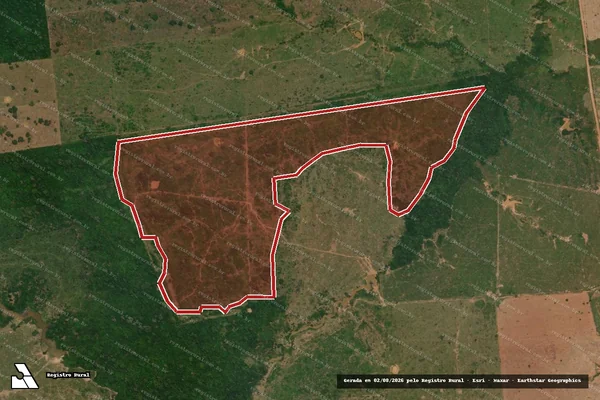 Imagem de satélite de Infração da Flora em Porto Velho - RO