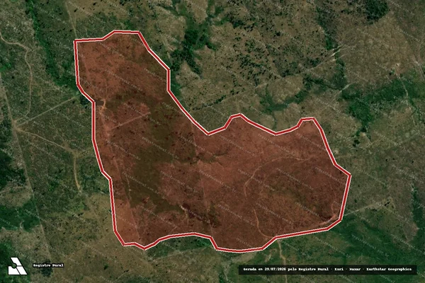 Imagem de satélite de Infração Ambiental em Colniza - MT