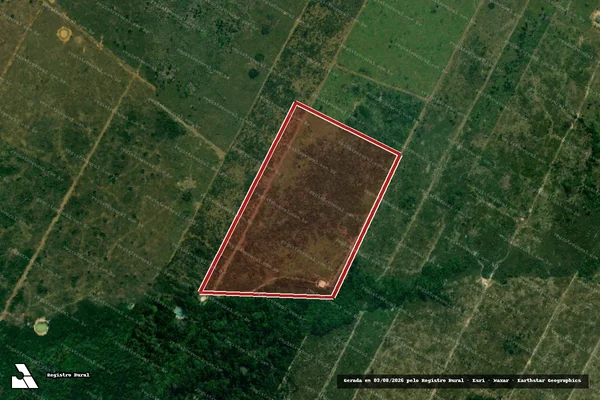Imagem de satélite de Infração da Flora em Porto Velho - RO