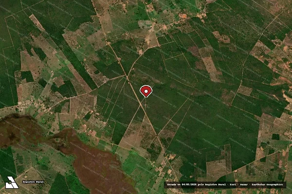 Imagem de satélite — Embargo IBAMA — Infração da Flora — Tabocas Do Brejo Velho/BA