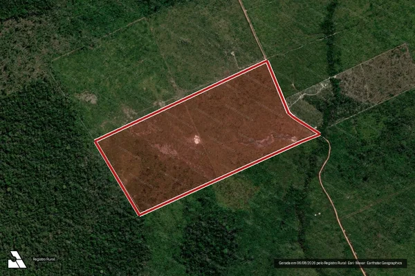 Imagem de satélite de Infração da Flora em Porto Velho - RO