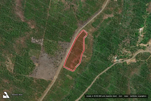 Imagem de satélite de Infração da Flora em Ipueiras - CE